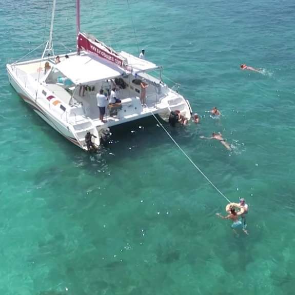 Snorkeling at Île aux Cerfs